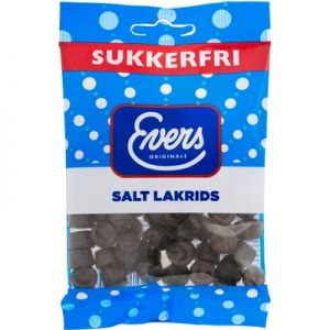 Evers Sugar-Free Salt Liquorice