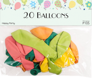 Farverige Balloner