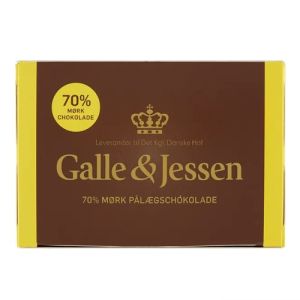 Galle & Jessen 70% Mørk Pålægschokolade