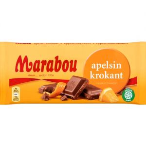 Marabou Apelsin Krokant Chokolade