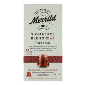 Merrild No. 64 Espresso Kaffekapsler