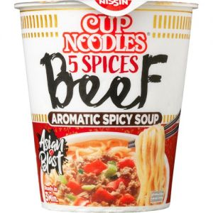 Nissin Cup Noodles  5 Spices Beef