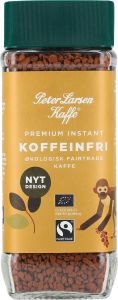 Peter Larsen Økologisk Fairtrade Koffeinfri Instant Kaffe 0,1 kg