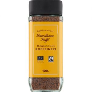 Peter Larsen Organic Fairtrade Decaffeinated Instant Coffee 0,1 kg