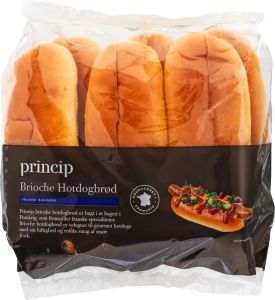 Princip Brioche Hotdog Brød