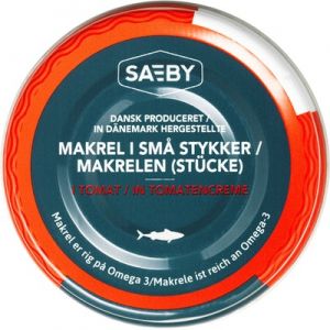 Sæby Mackerel in Tomato Sauce Small Pieces