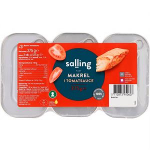 Salling Makrel i Tomat 3-pak