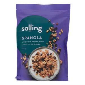Salling Granola Quinoa, Seeds, Dark chocolate, Blueberries