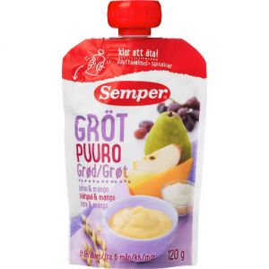 Semper Porridge Pear Mango Smoothie | Worldwide delivery | Shop Online