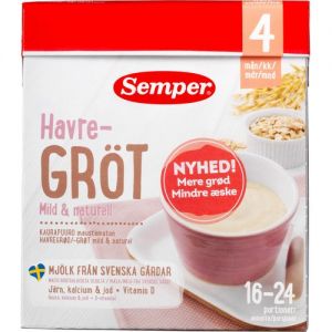 Semper Oatmeal Porridge Mild & Naturel