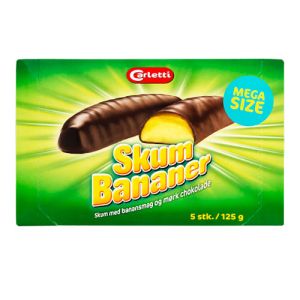 Carletti Skum Bananer 0,125 kg