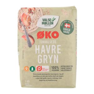 Valsemøllen Organic Fine Milled Oatmeal