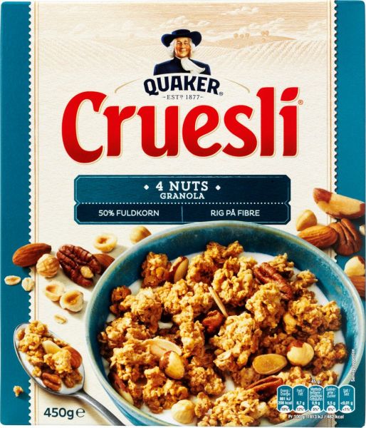 Quaker Cruesli 4 nuts Order Online