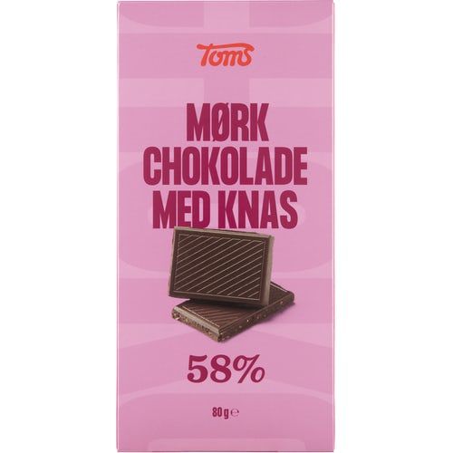 Tolk Udlevering medley Toms Mørk Chokolade med Knas 58% / SHOP SCANDINAVIAN PRODUCTS ONLINE